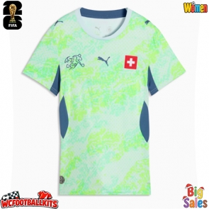 Switzerland Replica Away Stadium Shirt for Women World Cup 2026 Short Sleeve